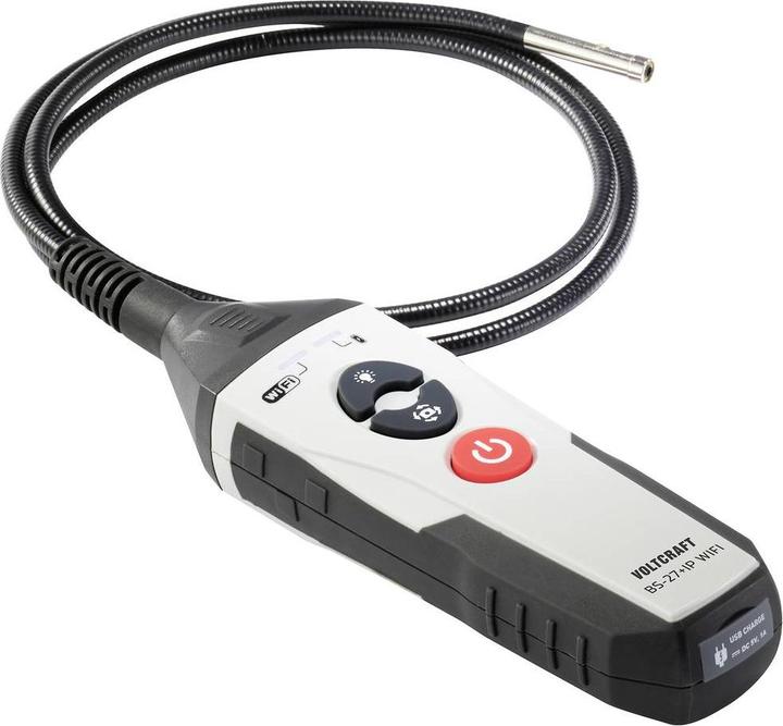 Actual product image Voltcraft BS-27+IP WIFI Endoscope Probe Ø: 5.5mm Probe Length: 1m