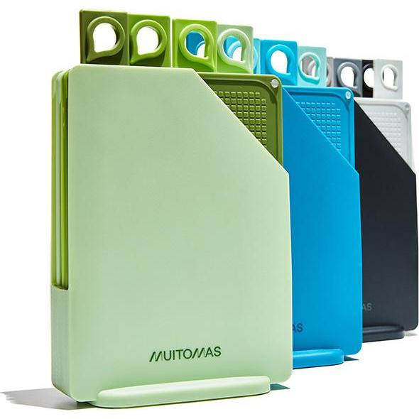 Muitomas Cutting Board Set, Tagliere, Nero