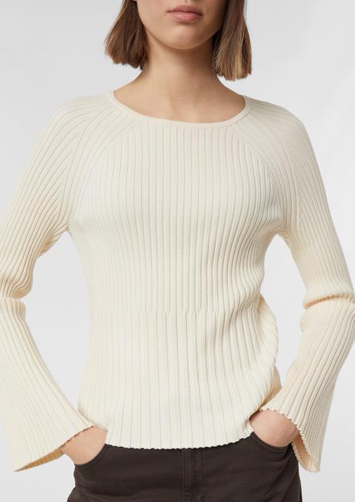 Produktbild Comma Strickpullover Feinstrickpullover mit Raglan und Strukturwechsel im Rippstrick (48)
