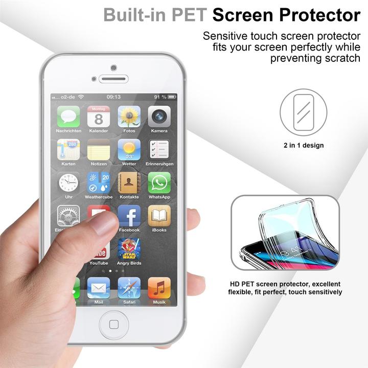 Image du produit Cadorabo TPU 360 degrés Case Cover (Apple iPhone 5)