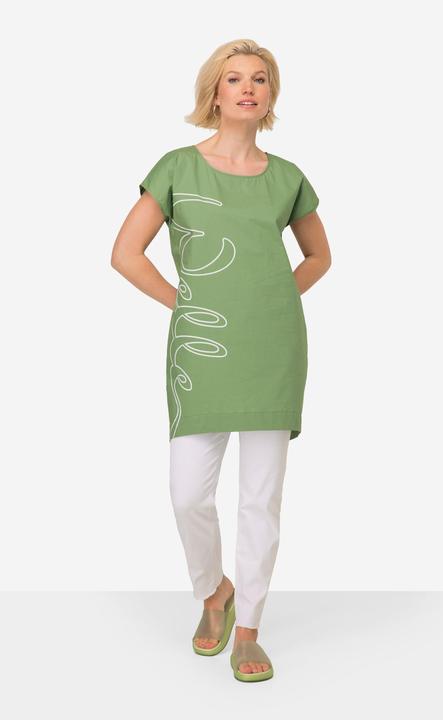 Actual product image Laurasøn Kleid, Straight Fit, Rundhals, seitlicher Schriftzug Welle (S)