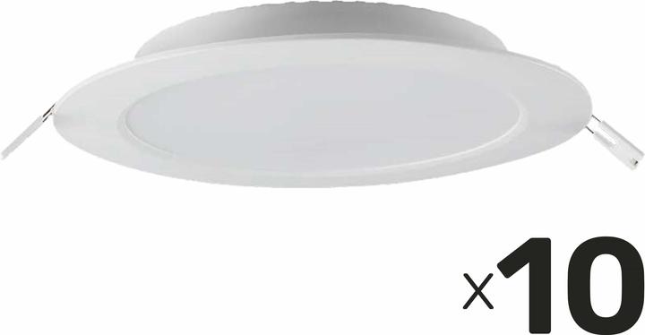 Produktbild V-TAC LED-Einbauleuchte VT-61018, EEK: E, 18 W, 1980 lm, 4000 K, 220,8 mm, 10 Stück (1980 lm)