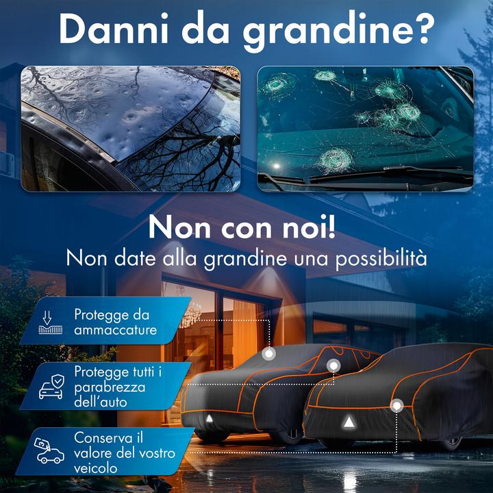 Actual product image Walser Car hail protection tarpaulin waterproof Car tarpaulin Perma Protect size 2 black