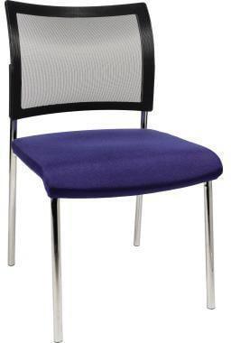 Image du produit Topstar Siège visiteur Visit 10 Net NV290 G260 4 pieds bleu