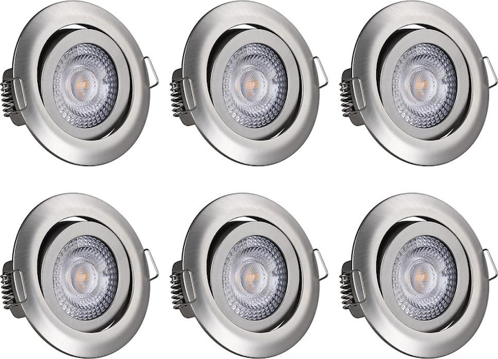 Produktbild Monzana Einbaustrahler 6er Set (400 lm)