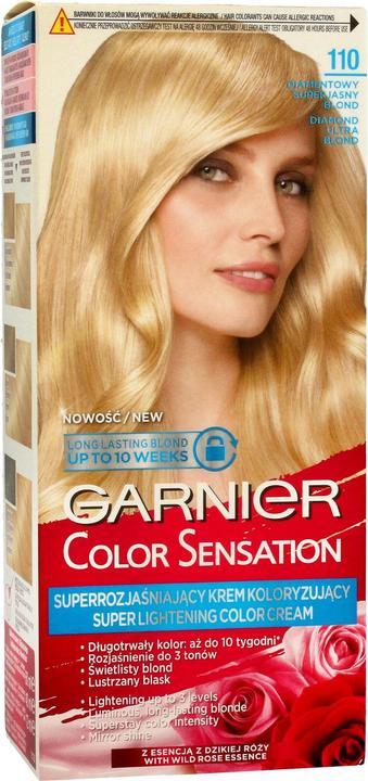 Garnier Colour Sensation Haarverf 110 Diamant Super Licht Blond (110 Diamentowy Superjasny Blond)