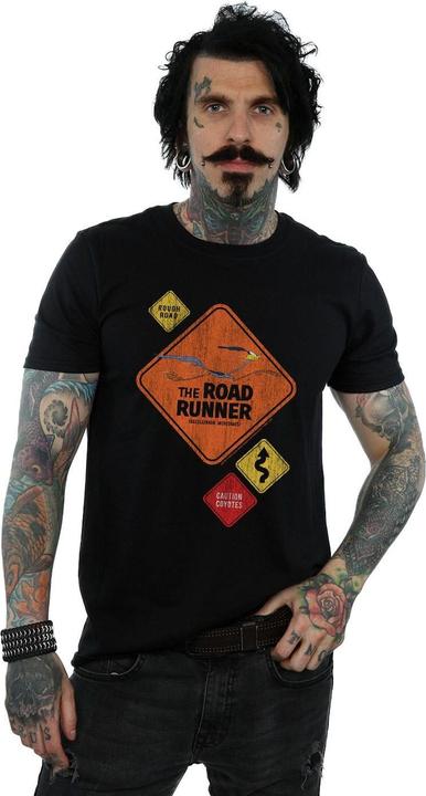 Image du produit Looney Tunes - T-shirt ROAD RUNNER ROAD SIGN - Homme (M)