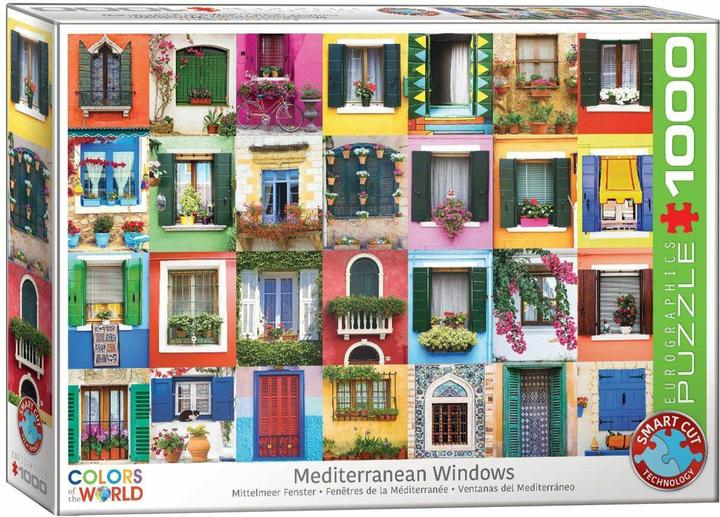 Actual product image Eurographics Mediterranean Windows (1000 pieces)