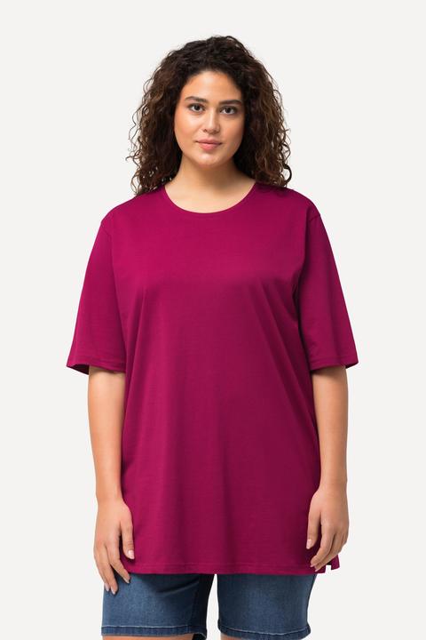Produktbild Ulla Popken T-Shirt, Rundhalsausschnitt, Relaxed, Halbarm (68)