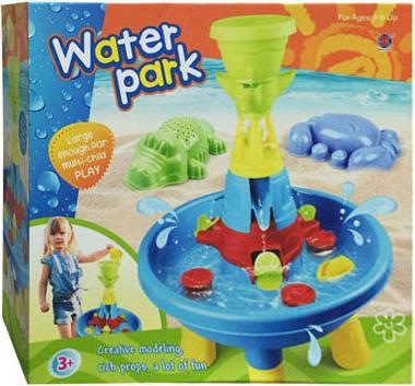 Wasserpark-Wassertisch-Wasserfall mit Zubehör