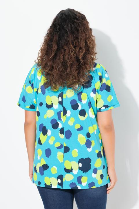 Actual product image Ulla Popken Polka Dot Short Sleeve Tee (46, 48)