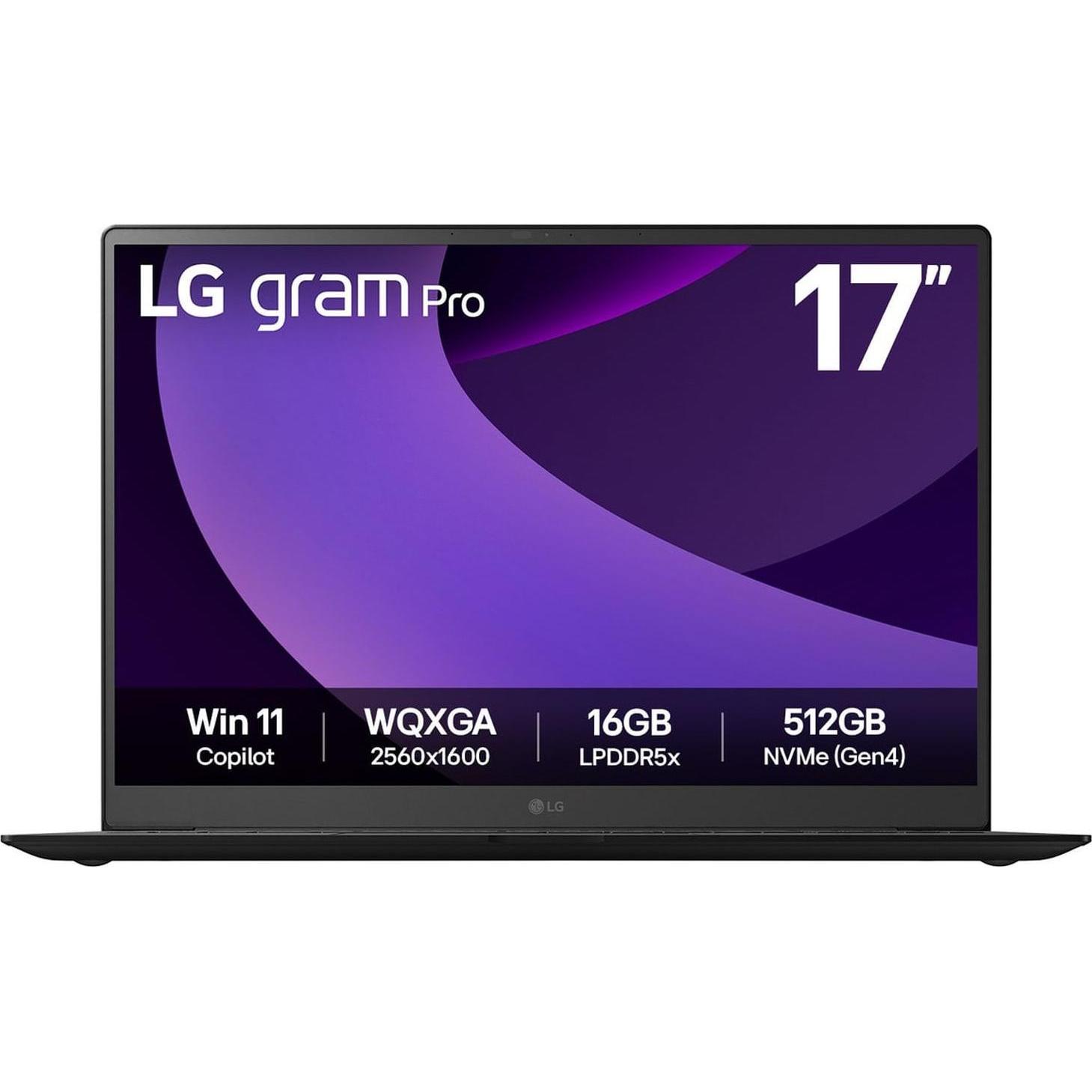 LG gram 17" Pro Core Ultra 7 255H 32GB/2TB RTX5050 Win11 schwarz 17Z90TR-E.AD8BG (17", 2000 GB, 32 G