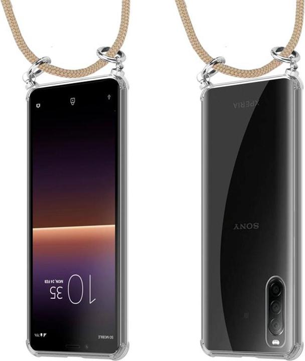 Produktbild Cadorabo TPU Handy Kette SILBER Cover