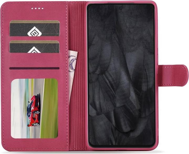 Produktbild LC.Imeeke Google Pixel 8 Pro - Leder Etui Hülle pink (Google Pixel 8 Pro)