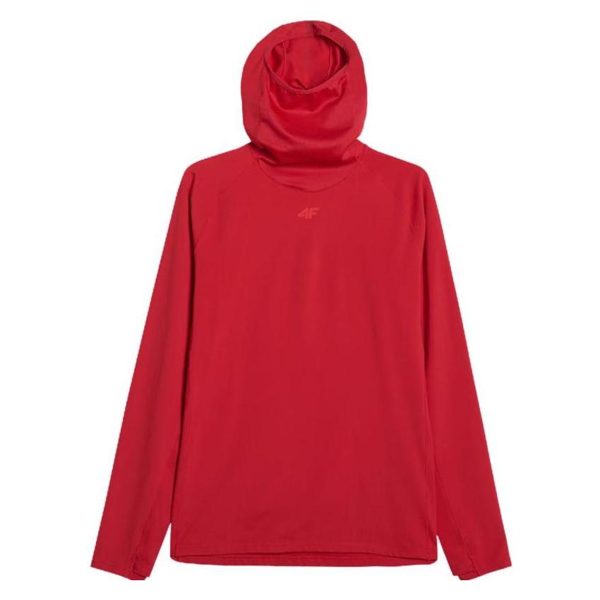 4F, Herren, Funktionsshirt, Thermo-Sweatshirt Für Herren, Dunkelrot (Xl), Rot, Xl