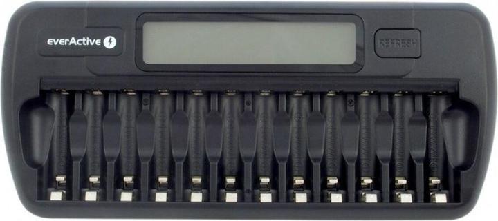 Image du produit Everactive 1-12 Chargeur de piles AA / AAA avec écran LCD (1 pcs, AAA, AA, Chargeurs sans batterie)