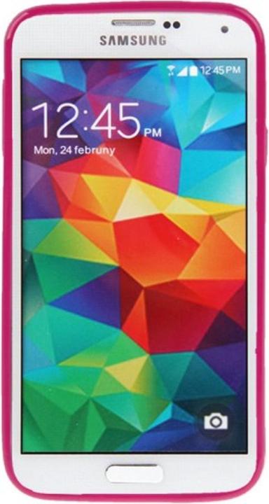 Produktbild König Design Schutzhülle TPU Case für Handy Samsung Galaxy S5 / S5 Neo Pink (Samsung Galaxy S5, Samsung Galaxy S5 Neo)