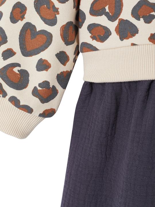 Produktbild Vertbaudet Mädchen Kleid mit bedrucktem Oberteil (92)