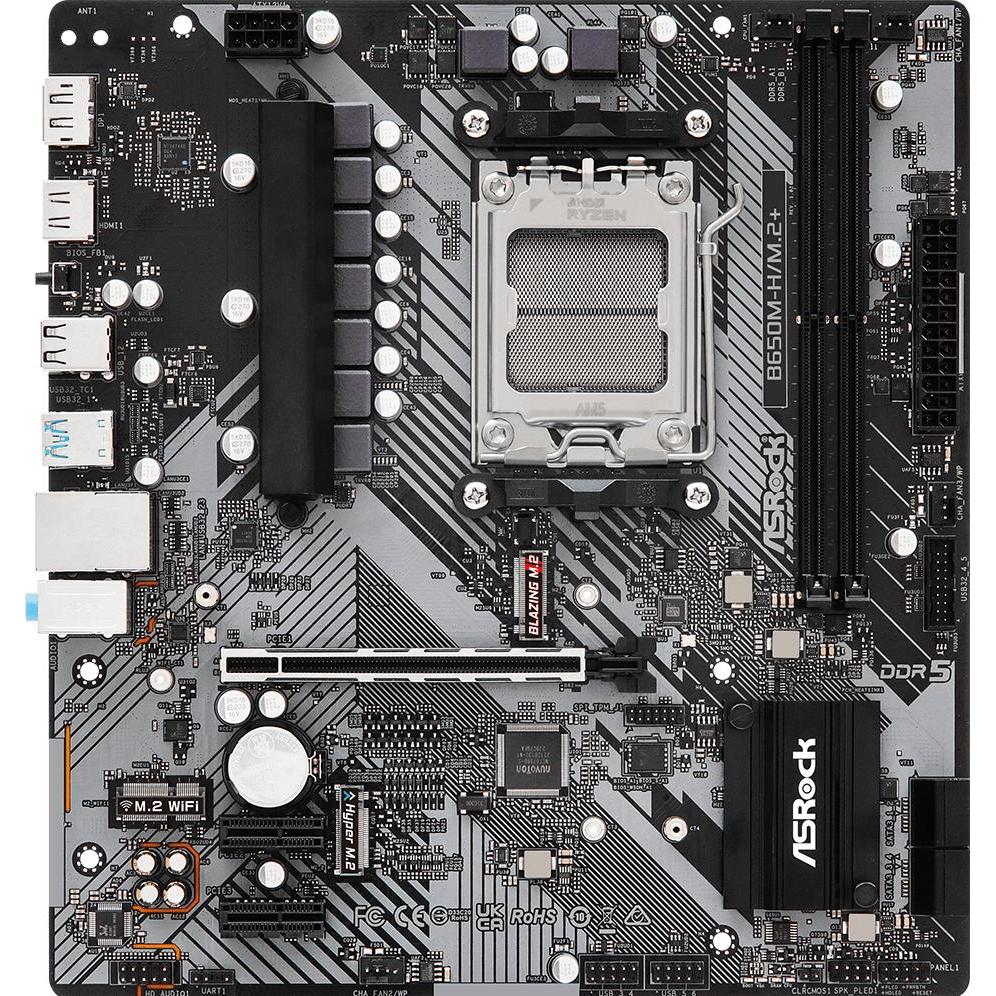 AsRock B650M-H/M.2+ (AM5, AMD B650, mATX), Mainboard