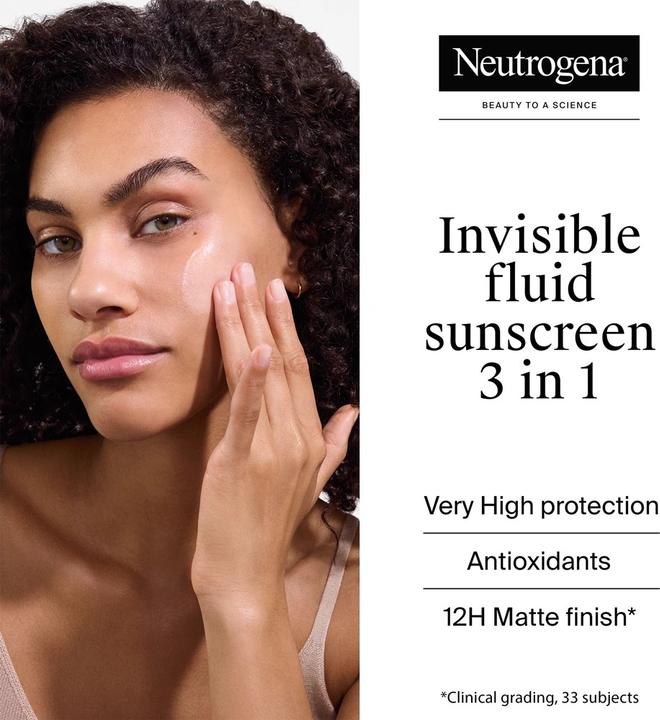 Actual product image Neutrogena Oil Control Ultra Sheer (Sun cream face, SPF 50+, 50 ml)