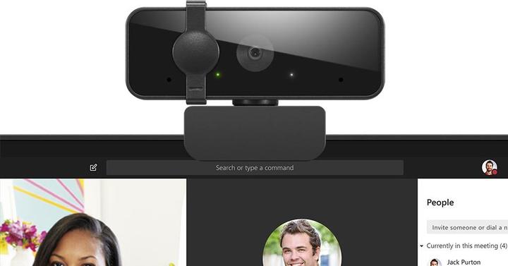 Actual product image Lenovo 310 FHD Webcam Black (P)