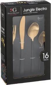 Produktbild Secret de Gourmet 16p Cutlery Set Jungle Electro (16 Stk., Besteck Set)
