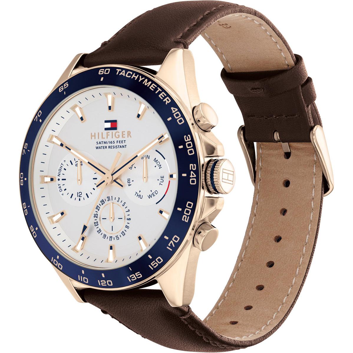 Thumbnail - Tommy Hilfiger, Armbanduhr, Owen, Gold, (Analoguhr, 46 mm)
