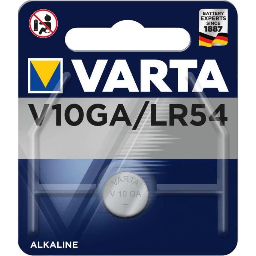 Varta V10ga (1 Stk., AG10, 70 mAh), Batterien + Akkus