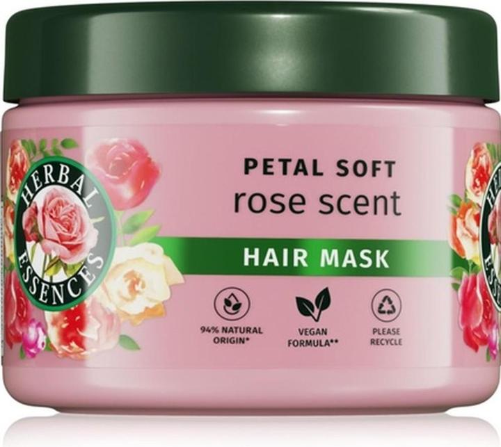 Herbal Essences Petal Soft Revitalisierende Haarmaske - Rosenduft, 300 ml (300 ml)