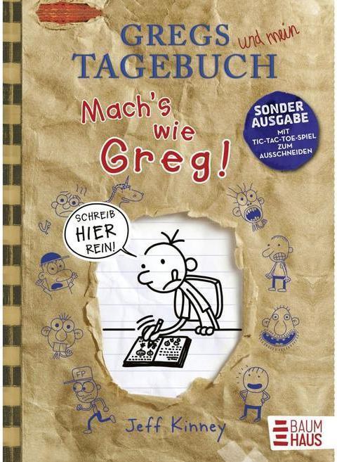 Productafbeelding Gregs Tagebuch - Mach's wie Greg! (Duits, Jeff Kinney, 2024)