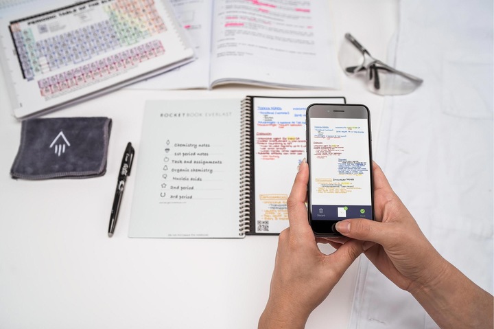 Image du produit Rocketbook Carnet de notes Core Smart (A5, Pointillés, Couverture rigide)