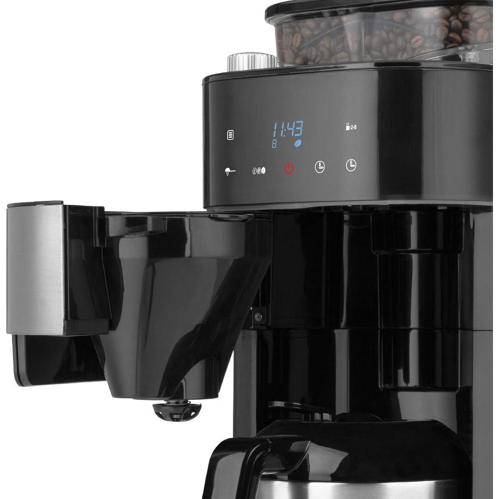 Thumbnail - Gastroback Grind & Brew Pro Thermo 42711 S, Filterkaffeemaschine, Schwarz, Silber