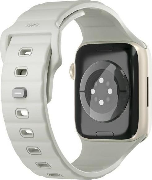 Actual product image Uniq Stride SE Apple Watch strap 42/41/40mm FKM Rubber Strap lume (Aluminum, FKM Rubber)