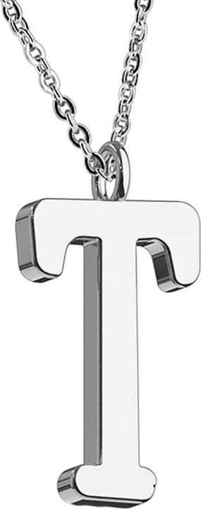 Immagine prodotto Star Piercing Catena d'argento con ciondolo lettera T (senza ottone, Acciaio chirurgico 316L)