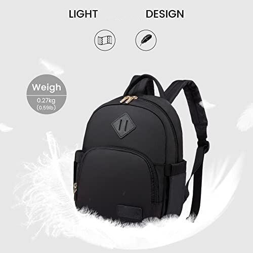 Produktbild Only-Bags.Store Rucksack, Wasserdichte kleine Rucksäcke Tasche 2 in 1 Daypack Elegant, Moderner Schulrucksack