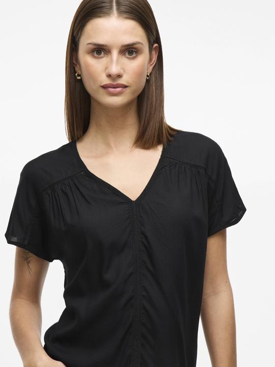 Image du produit Vila V-Ausschnitt Oberteil mit kurzen Ärmeln (44)