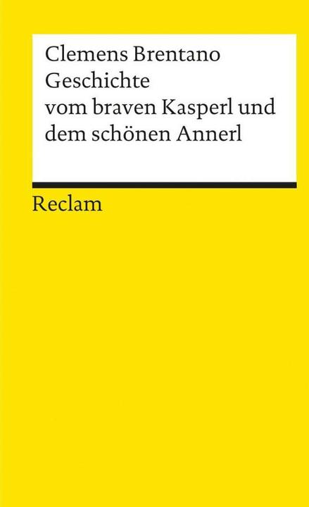 Produktbild Geschichte vom braven Kasperl (Deutsch, Clemens Brentano, 2012)