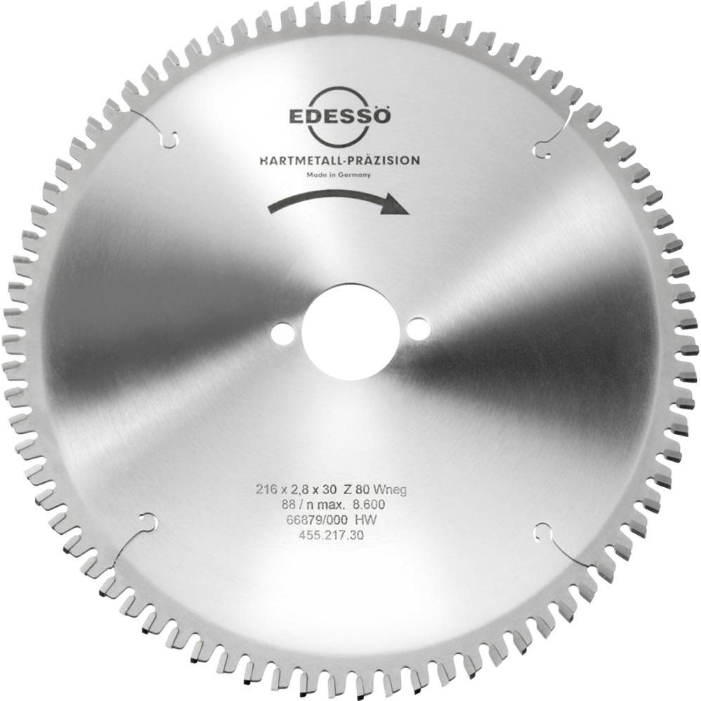 Edessö, Sägeblatt, HW Kreissägebl. Präz. 216x2,8x30mm Z80 W neg.