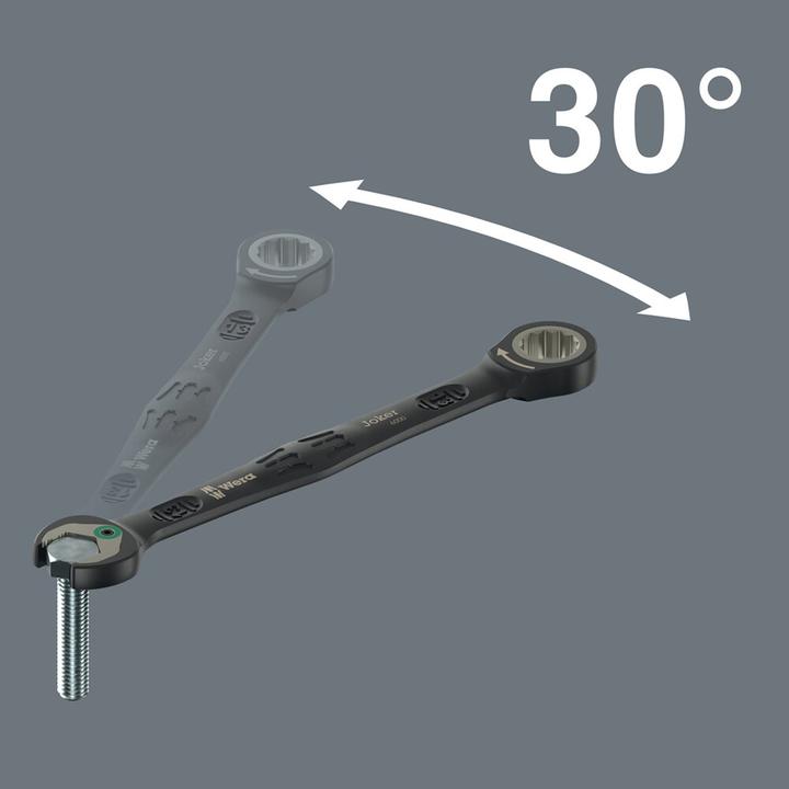 Actual product image Wera Maul-Ringratschenschlüssel-Set (10 mm, 11 mm, 12 mm, 13 mm, 14 mm, 15 mm, 16 mm, 17 mm, 18 mm, 19 mm, 8 mm)