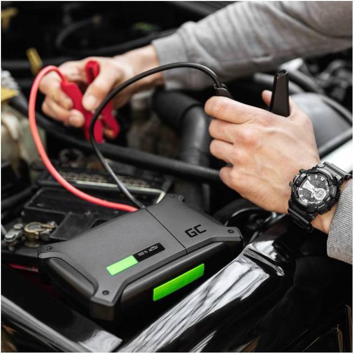 Actual product image GreenCell Charger and jump starter power bank (16000 mAh, 80 W, 59.20 Wh)