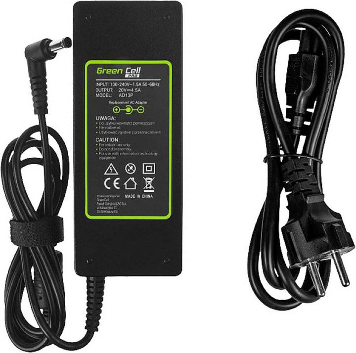 Produktbild GreenCell Notebook-Netzteil (90 W)