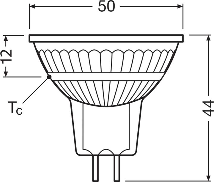 Image du produit Osram LED Leuchtmittel LED STAR MR16 12 V 3.4W 827 GU5.3 Warm weiss 4099854458385 (GU5.3, 3.40 W, 345 lm, 1 x, E)