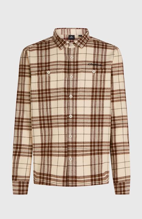 Flanella check beige