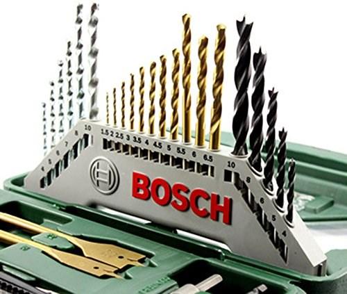 Actual product image Bosch Zubehör X - Line Titanium Drill - and bit set 50 pieces (1.5 mm, 2 mm, 2.5 mm, 3 mm, 3.5 mm, 4 mm, 4.5 mm, 5 mm, 5.5 mm, 6 mm, 6.5 mm, 7 mm, 8 mm, 10 mm, 16 mm, 22 mm)