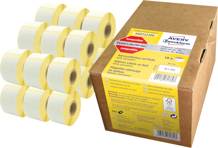 Image du produit Avery Étiquettes en rouleau