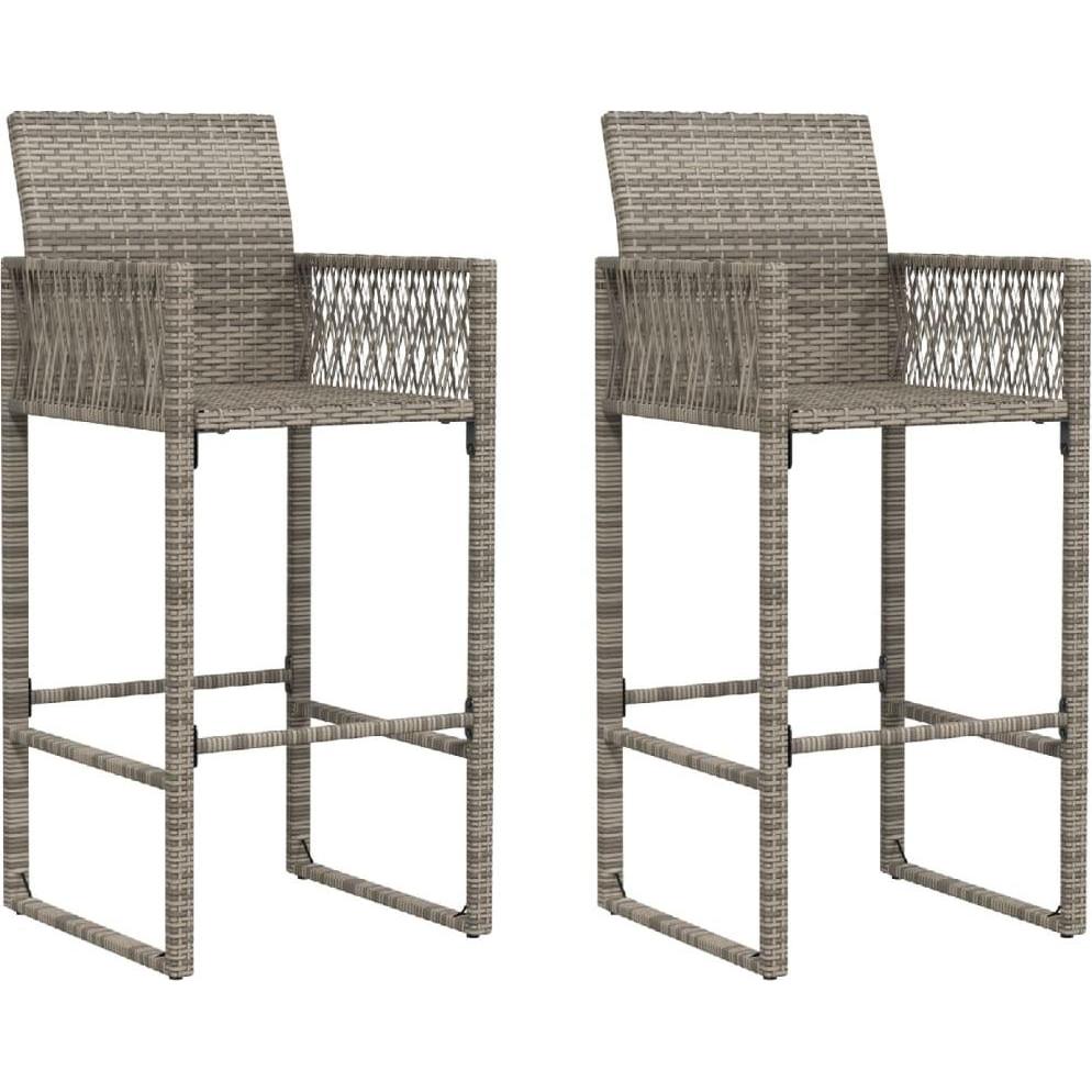 VidaXL, Gartenstühle, Garten-Barhocker 2 Stk.
