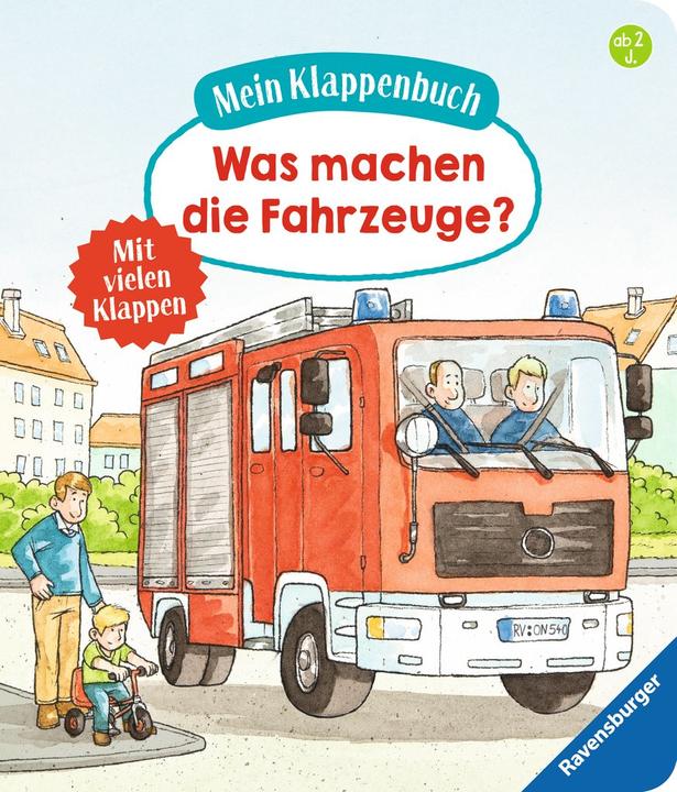 Ravensburger Il mio libro con le alette: cosa fanno i veicoli? (Tedesco, Susanne Gernhäuser)