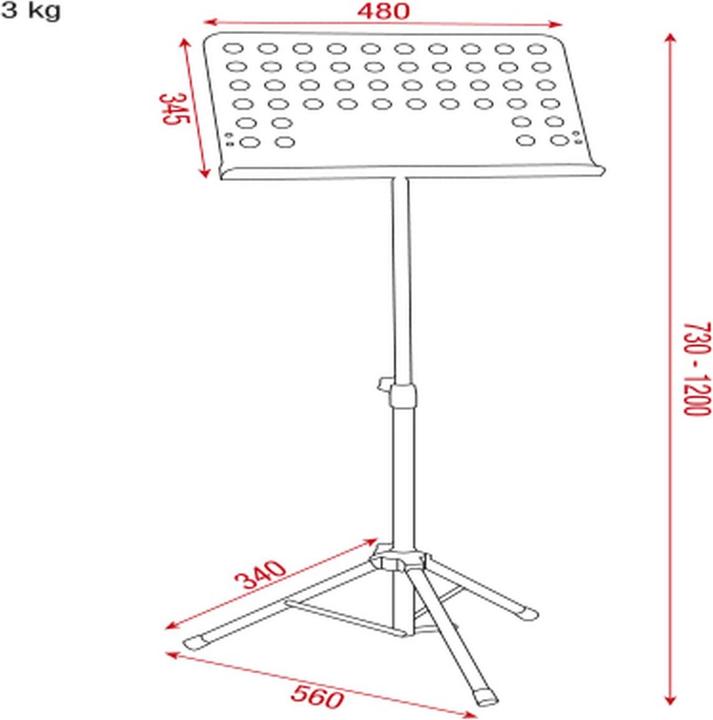Produktbild DAP-Audio Music Stand Pro