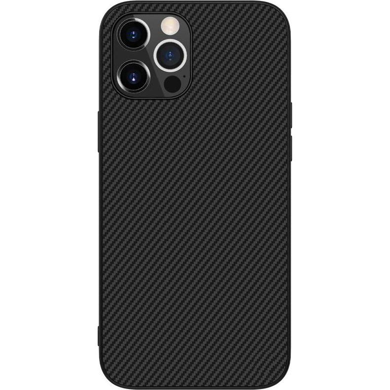 Nillkin Synthetic Fiber Series (Apple iPhone 12 Pro Max), Smartphone Hülle, Schwarz