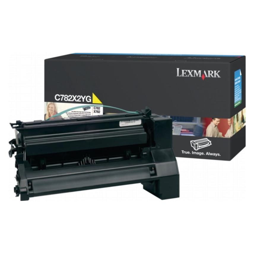 Lexmark a rendement extrêmement eleve jaune original cartouche de toner LCCP - vue 2